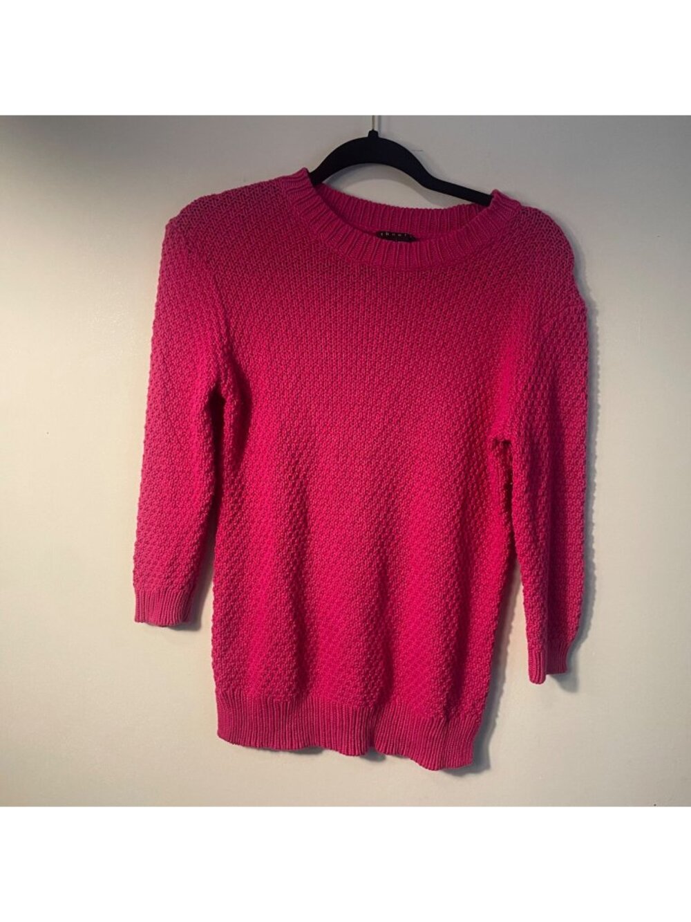 Theory textured crewneck sweater
